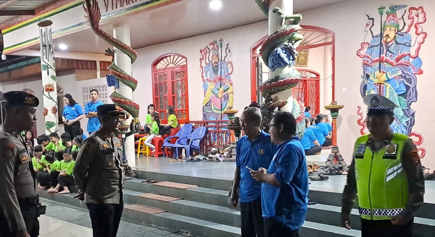 Polres Tanggamus Amankan Peringatan Hari Tri Suci Waisak 2569 BE di Vihara Dharma Agung
