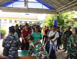 Wujud Nyata Sinergitas, Lanal Tanjung Balai Asahan Serahkan 20 Orang PMI Non Prosedural Kepada Imigrasi Kelas II B Tanjung Balai Asahan