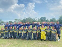Danlanal Bintan Dampingi Bupati Bintan Buka Turnamen Sepakbola Bupati Cup