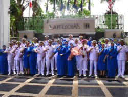 Komandan Lanal Bandung Hadiri Upacara Sertijab Danlantamal III