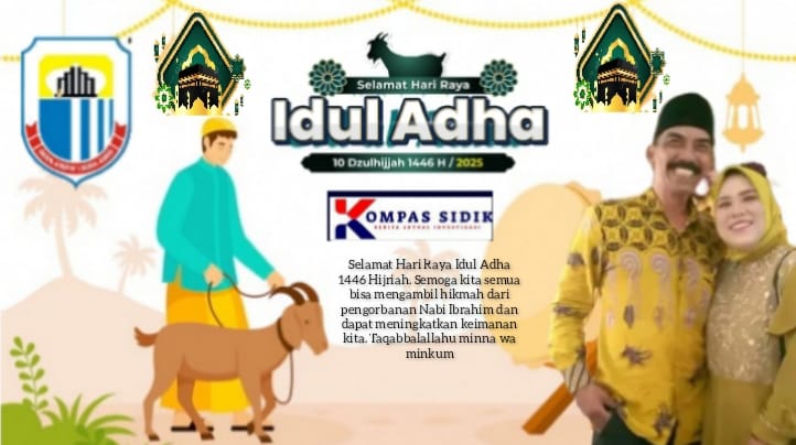 Tajul Arifin Serta Keluarga Besar: Selamat Hari Raya Idul Adha 1446 Hijriah 2025