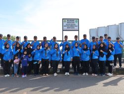 Jaga Kesehatan dan Kebugaran Fisik, Danlanal Dumai Laksanakan Olahraga Bersama Keluarga Besar Denpomal Lanal Dumai