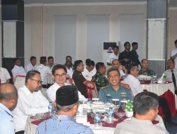 Danlanal Bintan Turut Sambut Tim Kantor Staf Kepresidenan (KSP)