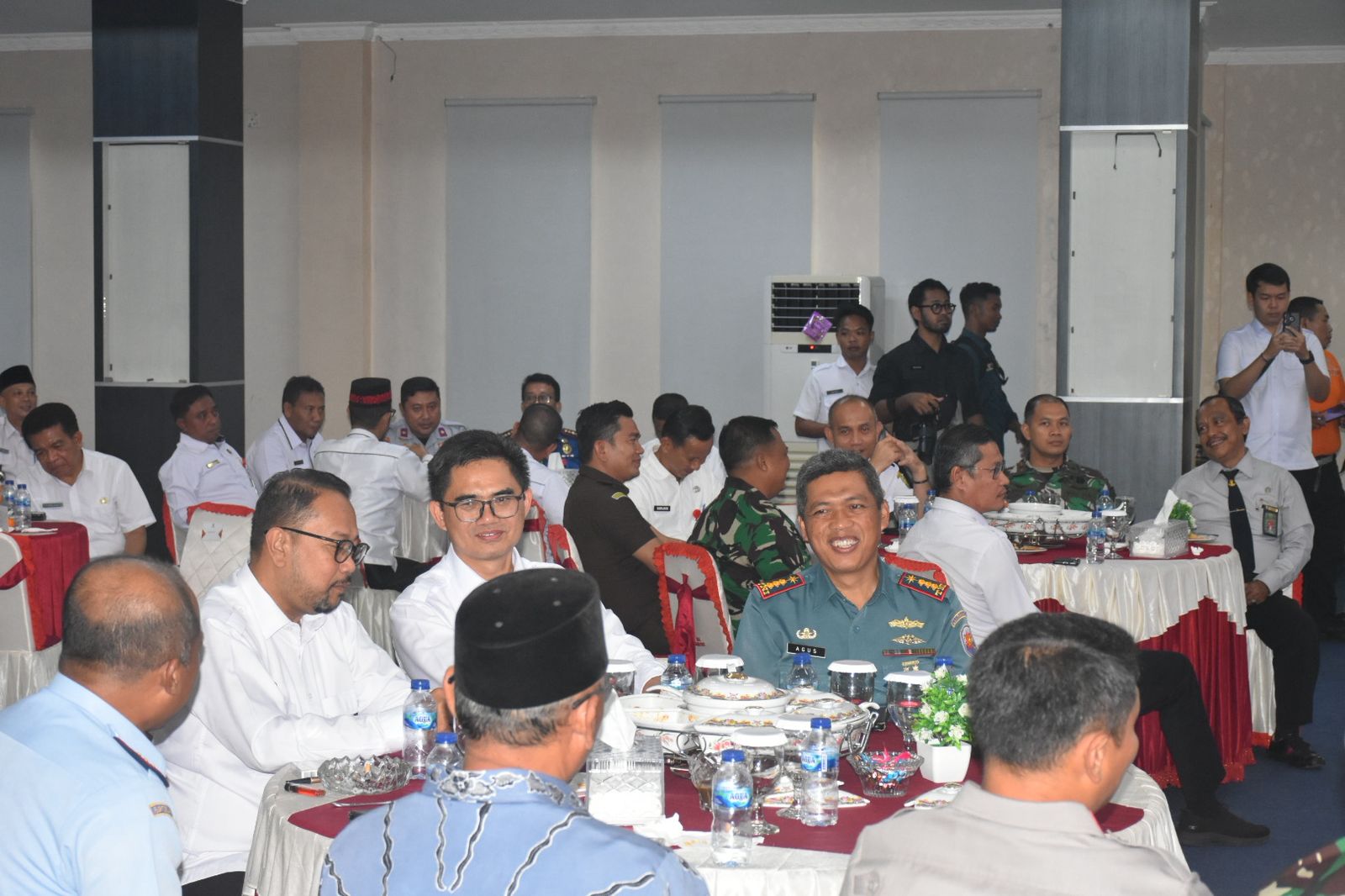 Danlanal Bintan Turut Sambut Tim Kantor Staf Kepresidenan (KSP)