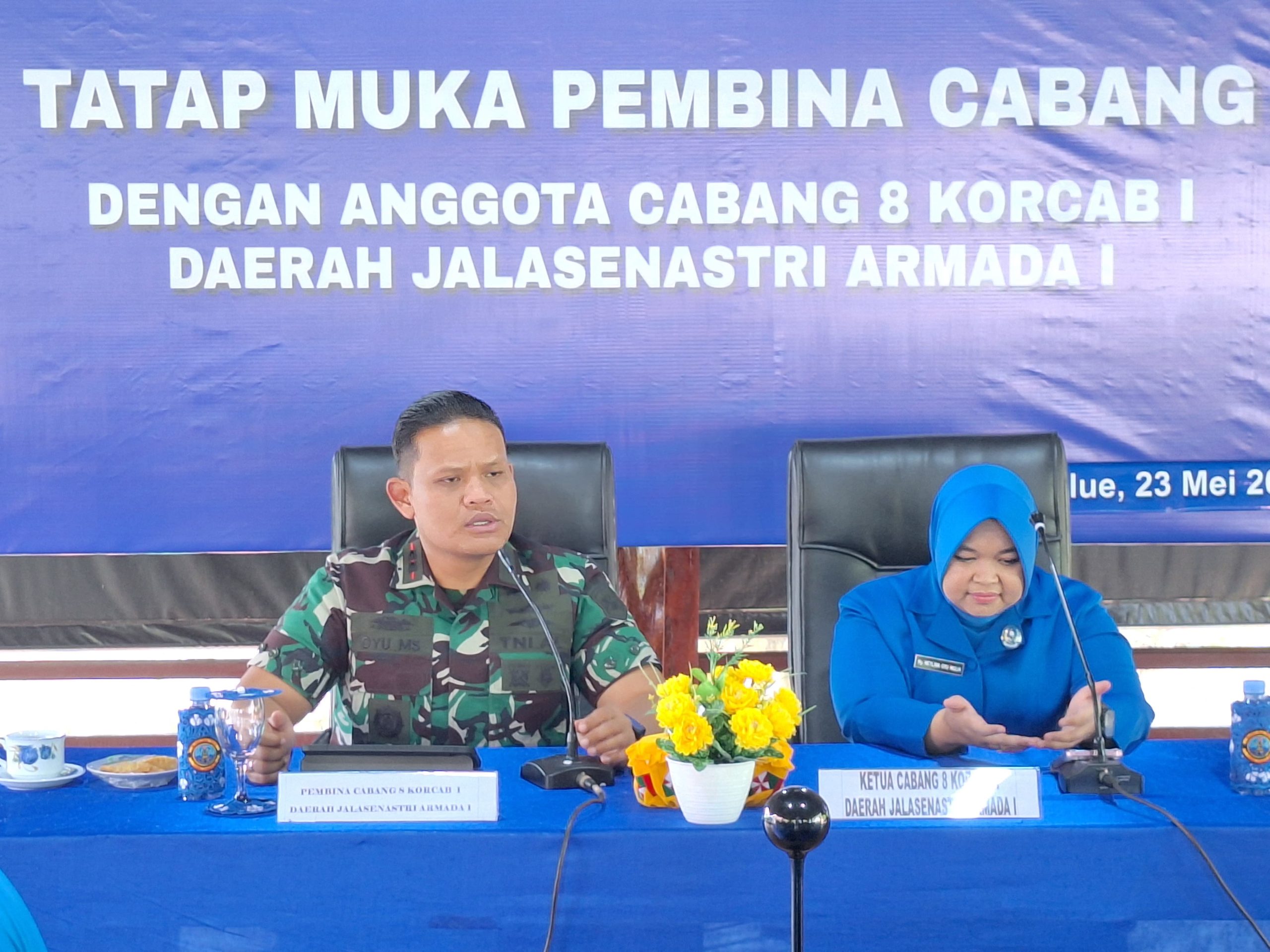 Tatap Muka Pembina Cabang Dengan Anggota Jalasenastri Cabang 8 Korcab I DJA I