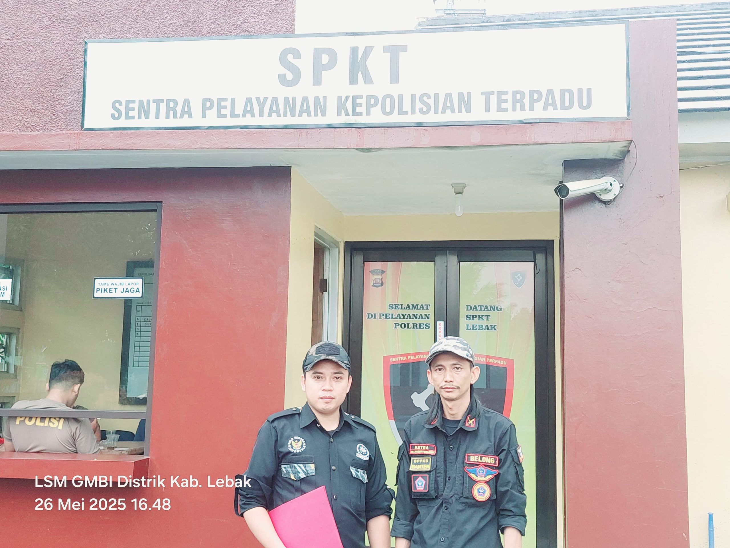 Ketua LSM GMBI Lebak Sekaligus Konsultan Dari Ramces dan Fatner Resmi Laporkan Wawan Ke Polres Lebak