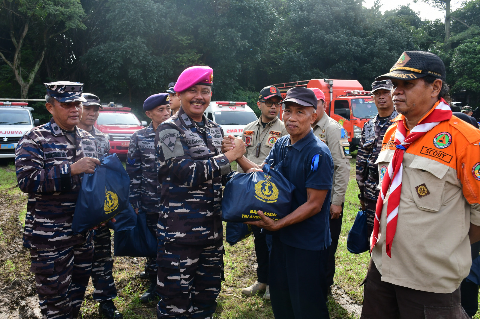 Antisipasi Bencana Alam, TNI AL Gelar Latihan Penanggulangan Bencana di Bandung