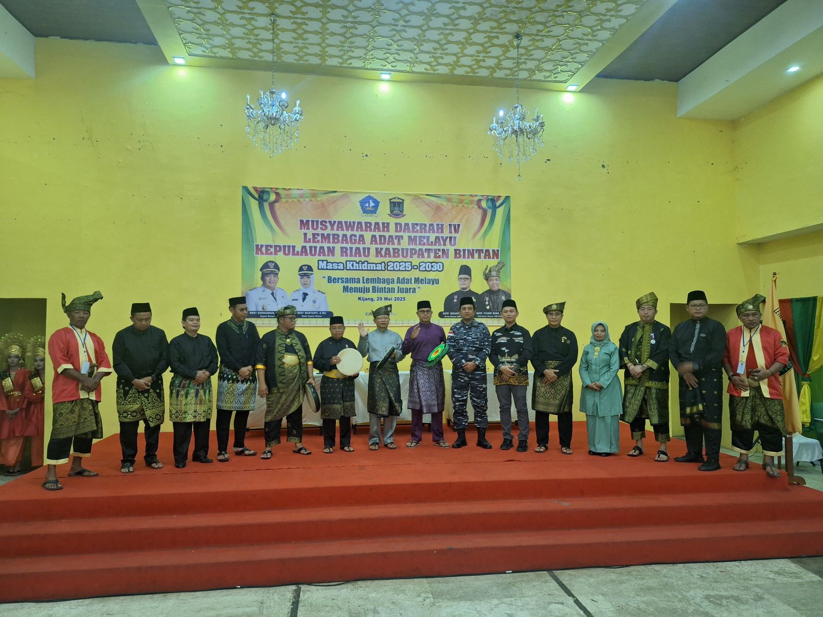 Lanal Bintan Turut Serta Perkuat Sinergi Pemerintah dan Lembaga Adat Melayu