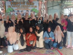 Dalam rangka perpisahan TK KB taman jendela ilmu Banjar Masin kecamatan Baradatu kabupaten Waykanan