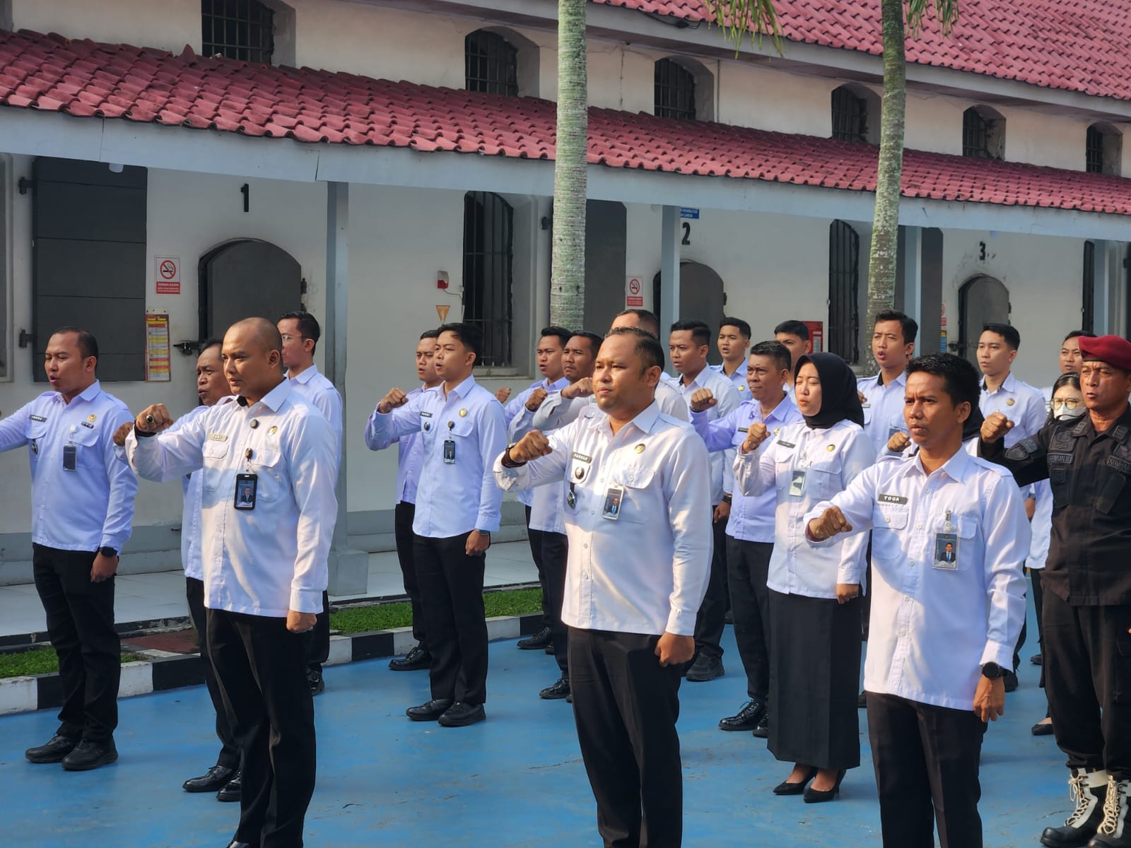 Pertegas Zero Handphone dan Narkoba, Lapas Rangkasbitung Gelar Deklarasi