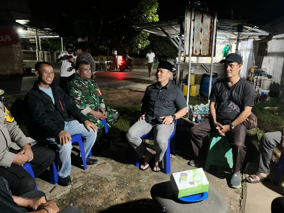 Persiapan Lomba HUT Bhayangkara: Kapolresta Tanjungpinang Kombes Pol. Hamam Wahyudi Tinjau Poskamling Bukit Bestari Kel. Tanjung Unggat