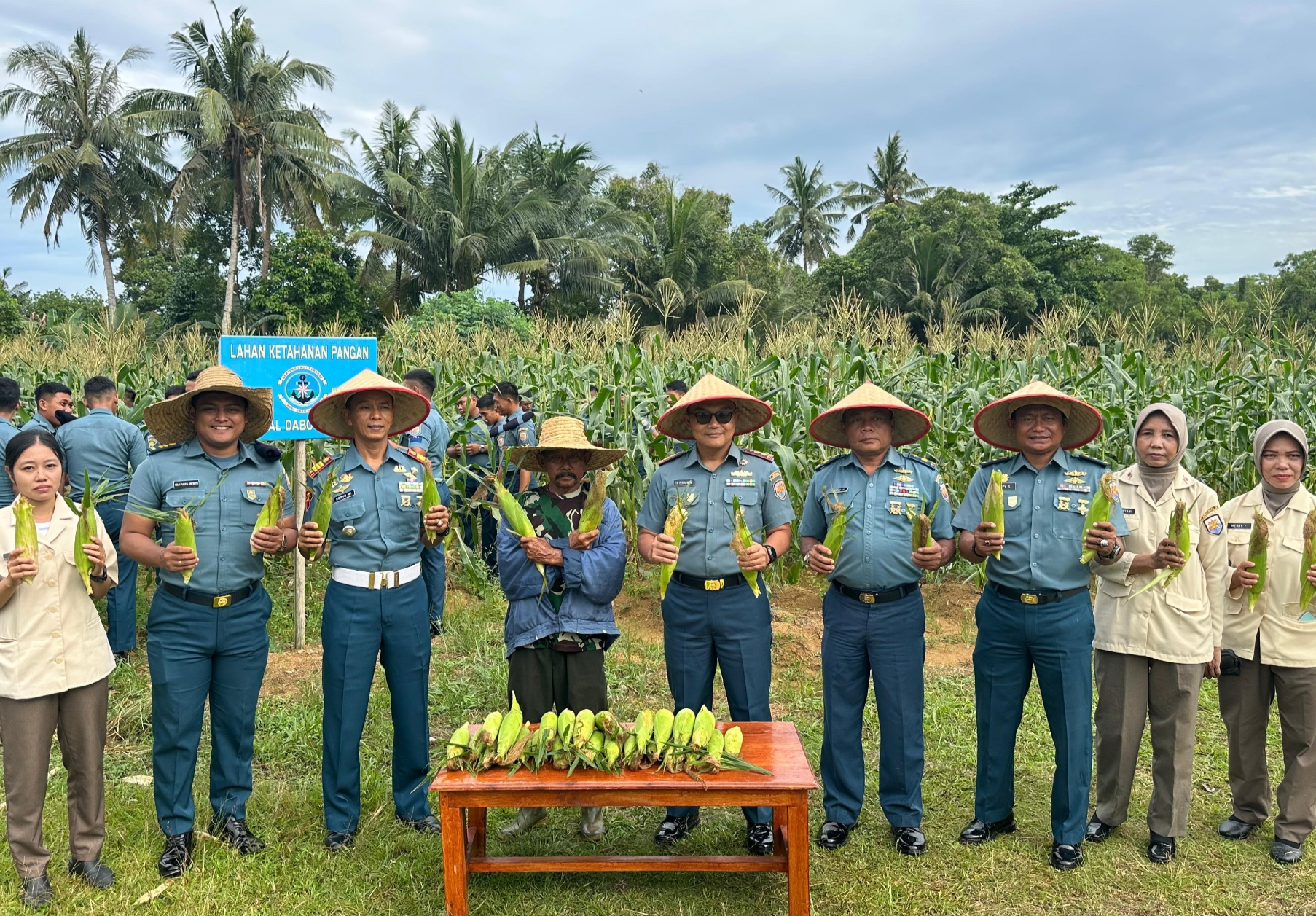 Lanal Dabo Singkep Komitmen Dalam Mendukung Program Ketahanan Pangan Nasional