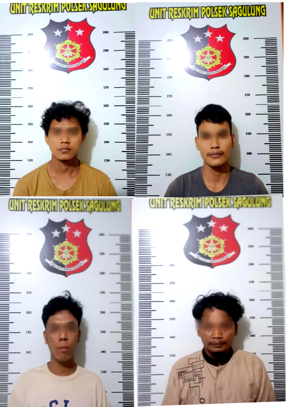 Main Hakim Sendiri! Warga Tembesi Dikeroyok, Empat Pelaku Ditangkap Jajaran Polsek Sagulung