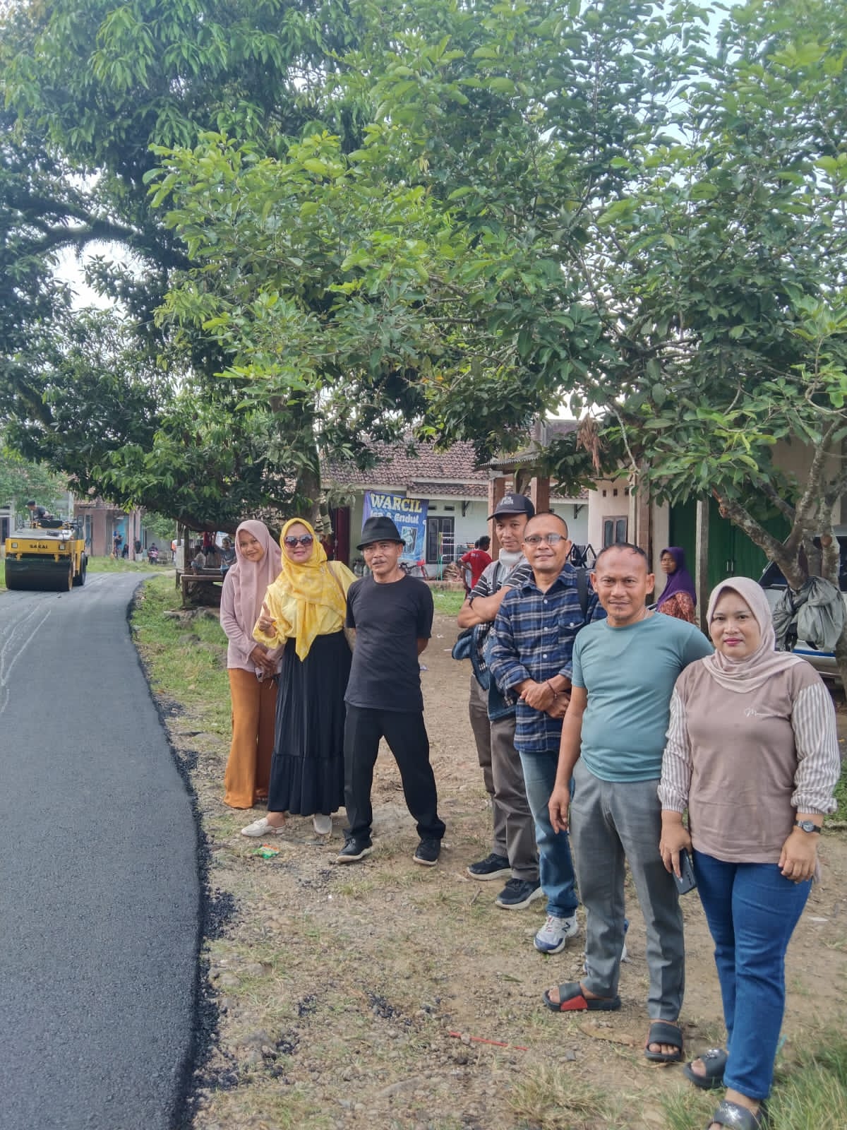 Pemerintahan Desa Jagabaya Diapresiasi Masyarakat Dalam Hal Segi Pembangunan Poros Desa