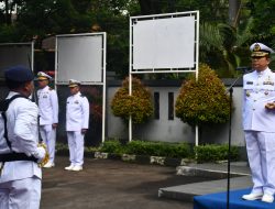 Pimpin Upacara Peringatan Hari Lahir Pancasila, Komandan Lanal Bandung Bacakan Pidato Kepala Badan Pembinaan Ideologi Pancasila RI