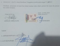 Vira!!! Suplier Tagih Janji Kades Asem: Untuk Bayar Utangnya