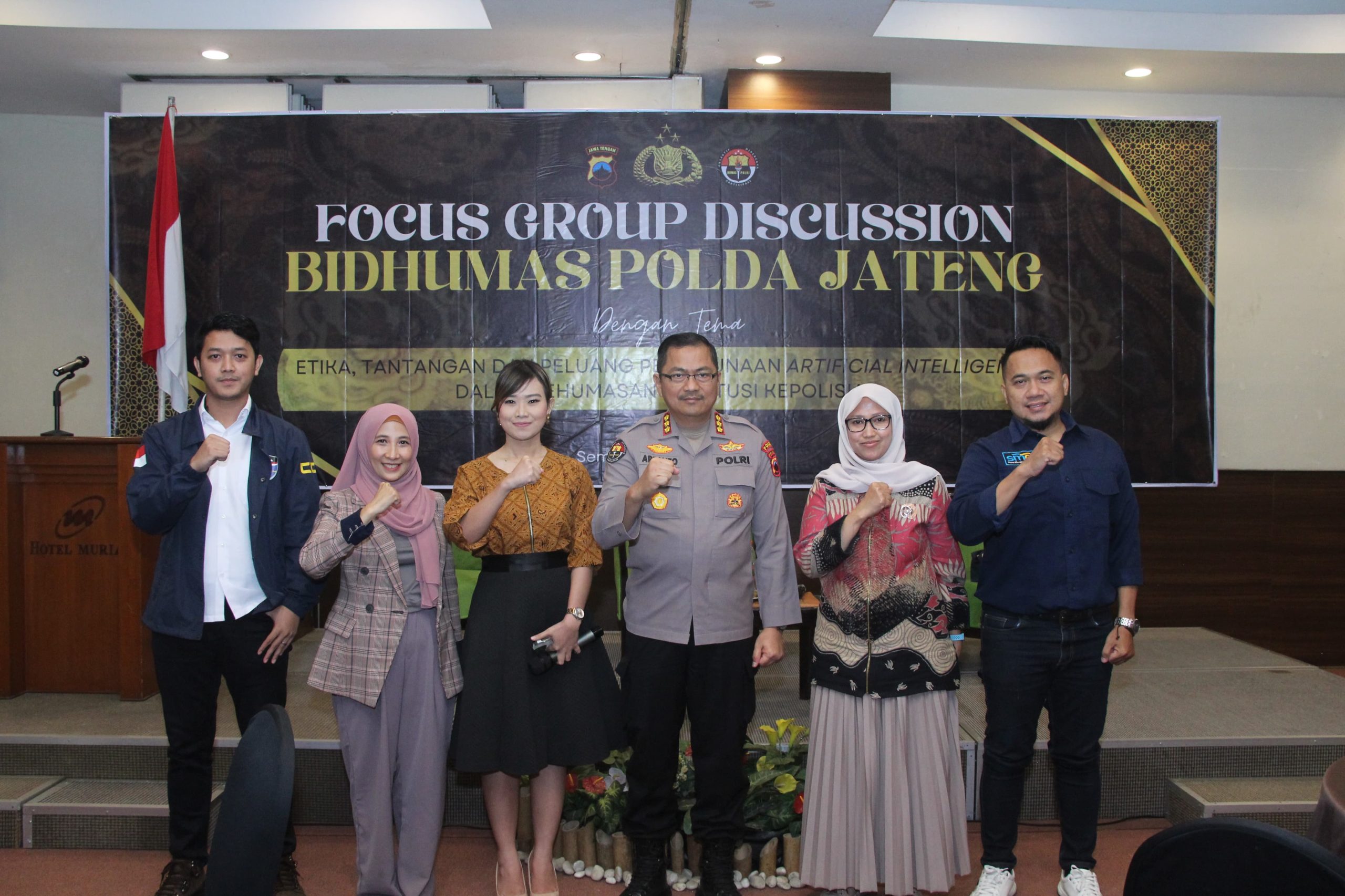 Polda Jateng Gelar FGD, Bahas Pemanfaatan AI untuk Kerja Komunikasi Polisi