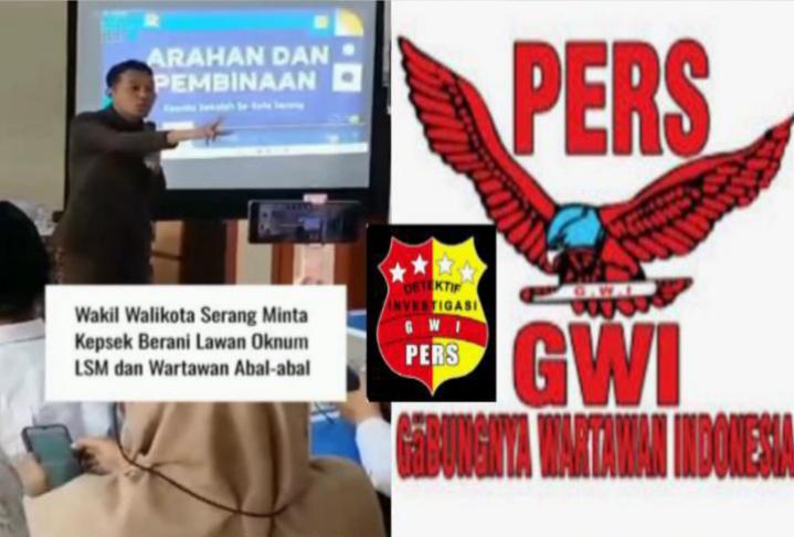 Wakil Wali Kota Serang Langgar UU Pers, GWI Minta Klarifikasi