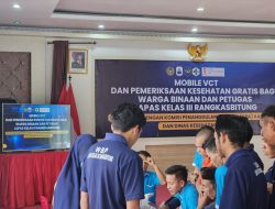 Lapas Rangkasbitung-KPA LEbak Gelar Mobile VCT dan Pemeriksaan Kesehatan Bagi WBP dan Petugas