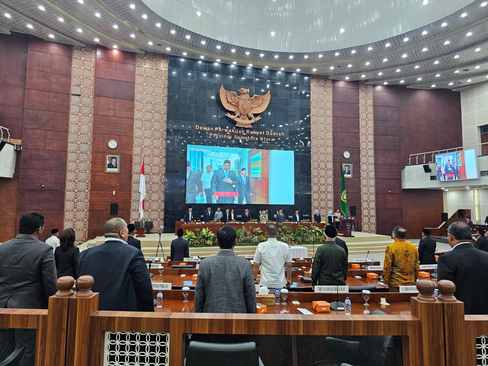Jalin Sinergitas, Pgs. Asrena Danlantamal I Hadiri Rapat Paripurna DPRD Sumut