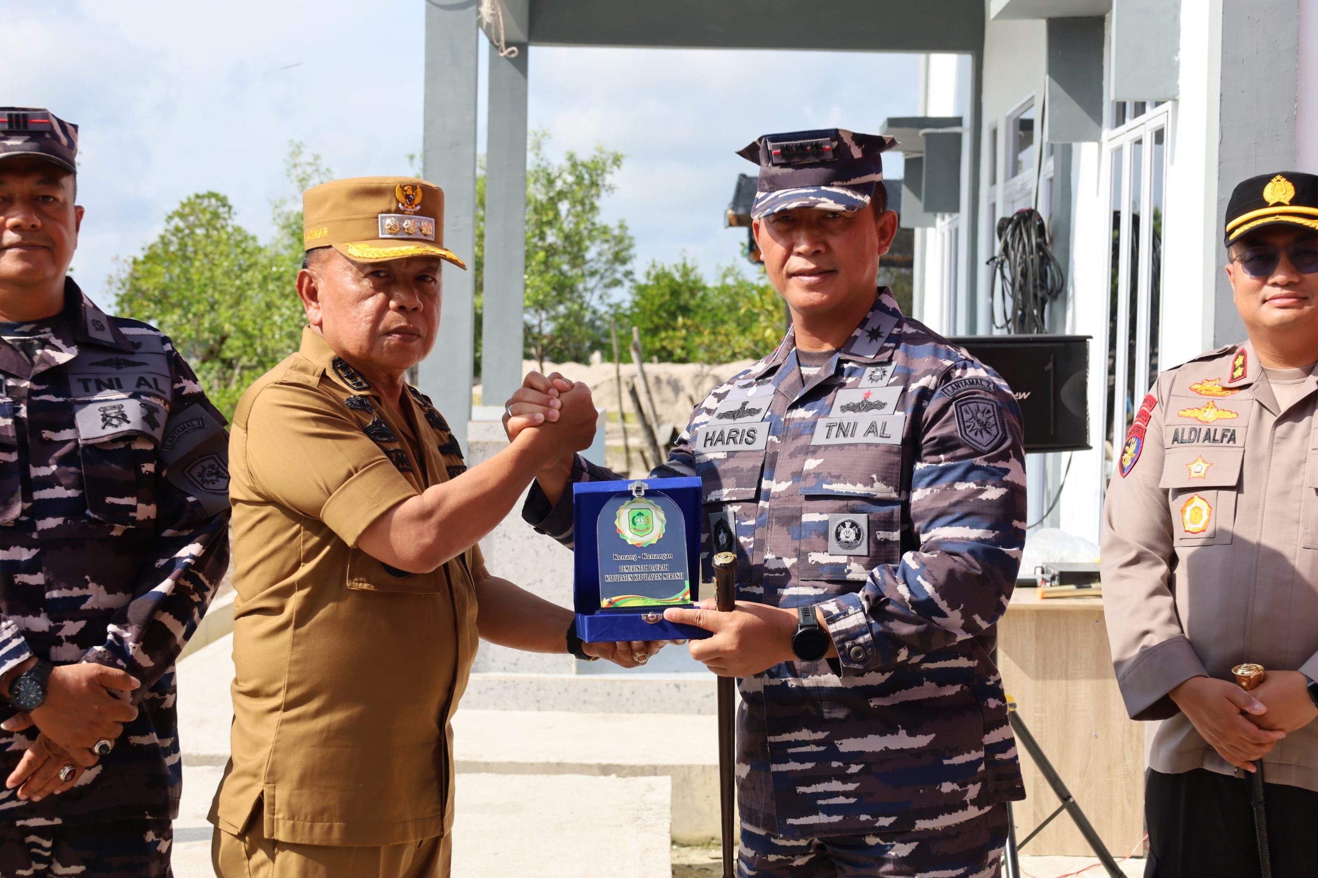 Merajut Asa Perkuat Sinergitas, Kunker Danlanal Dumai Disambut Hangat Bupati Negeri Fajar Kabupaten Kepulauan Meranti