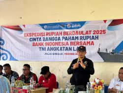 Danlanal Simeulue Bersama Forkopimda Monitoring Ekspedisi Rupiah Berdaulat 2025 di Pulau Siumat