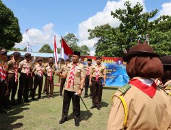 Cetak Generasi Muda Unggul dan Berwawasan Bahari, Danlanal Dumai Pimpin Pengukuhan Pramuka Saka Bahari Binaan Lanal Dumai Angkatan Ke XII Tahum 2025