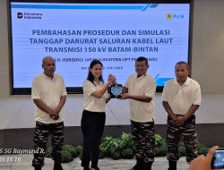 Lanal Bintan Hadir Pada Acara Pembahasan dan Simulasi Prosesi Tanggap Darurat SKLT 150-KV Batam-Bintan