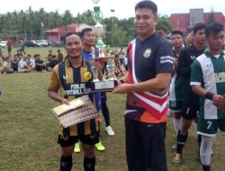 Penutupan Turnamen Sepak Bola Danlanal Nias Cup I Tahun 2025 Sukses Digelar