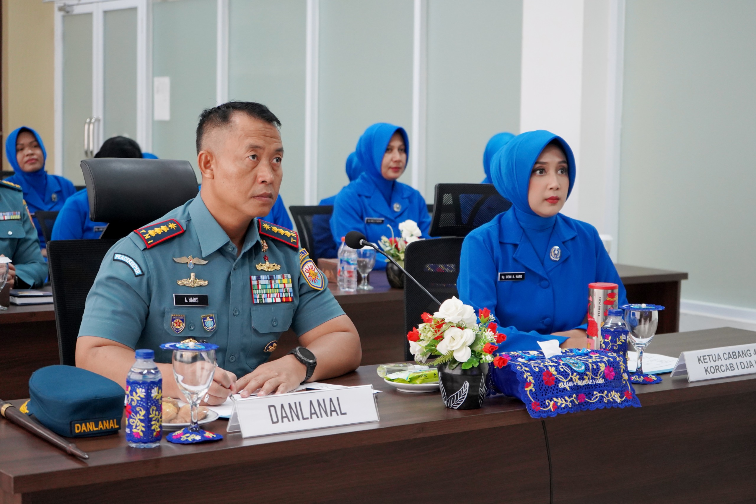 Tingkatkan Profesionalisme, Danlanal Bersama Prajurit Kowal Lanal Dumai Ikuti Pembekalan Pangkoarmada RI