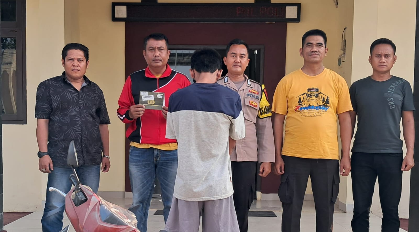 Tempo Satu Jam Polsek Talang Padang Dibantu Warga Tangkap Pelaku Curanmor