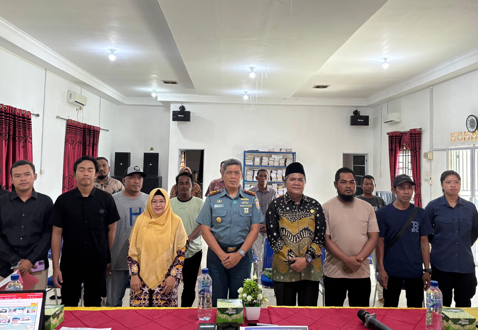 Danlanal Bintan Sebagai Narasumber Acara Focus Grup Discussion Tindak Pidana Perdagangan Orang