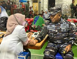 Semarak HUT Ke-64 Kolinlamil, Satlinlamil 3 Ikuti Aksi Donor Darah di KRI Banjarmasin-592