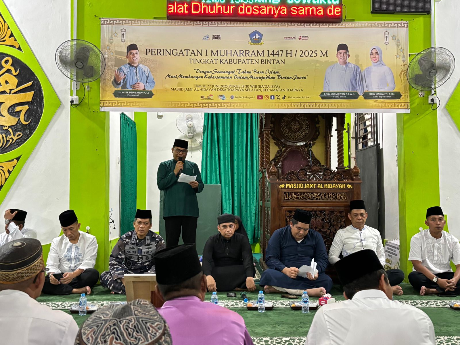 Danlanal Bintan Hadiri Acara Tahun Baru Islam 1447 Hijriyah