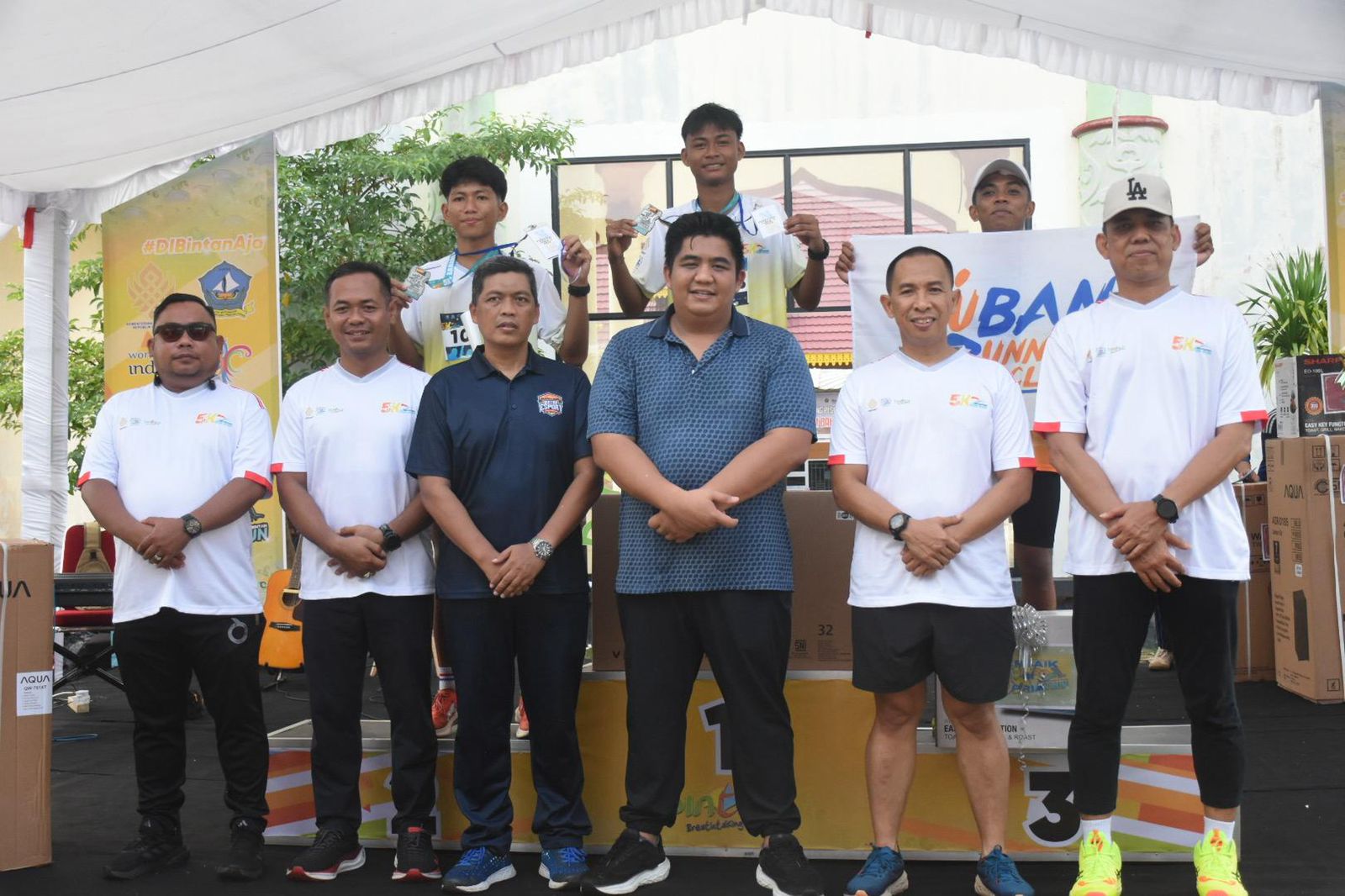 Danlanal Bintan Ikut Serta Kegiatan 5 K Fun Run Museum Bahari Bintan