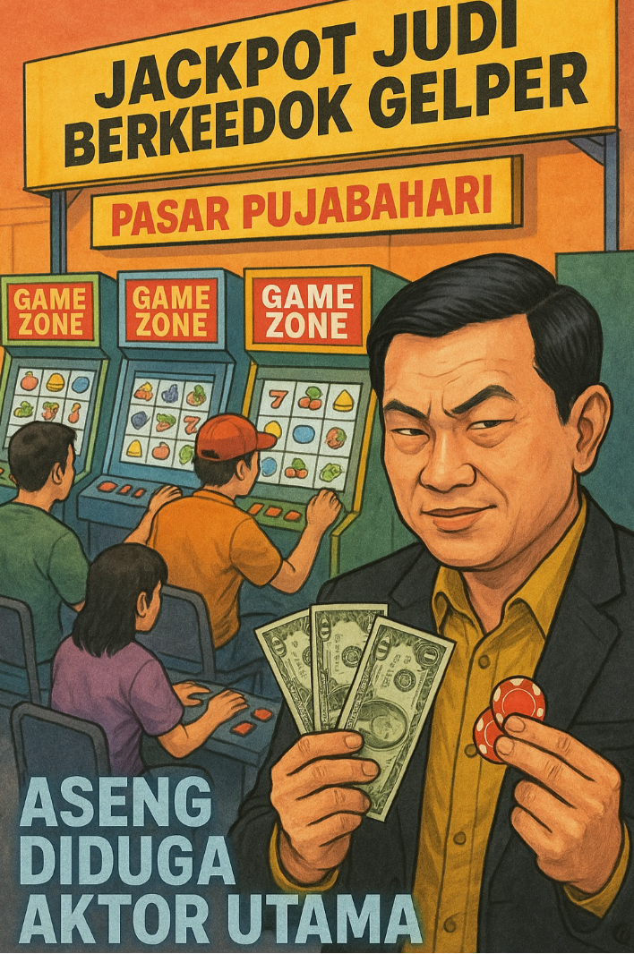 “Mainan Anak Cuma Kedok, Pasar Pujabahari Jadi Kasino Liar Milik Aseng”