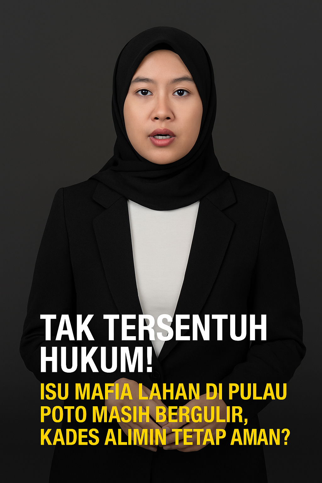 Isu Mafia Lahan di Pulau Poto Masih Bergulir, Kades Alimin Tetap Aman?
