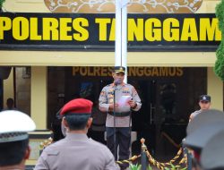 38 Personel Polres Tanggamus Naik Pangkat di Hari Bhayangkara ke 79