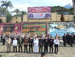 Polres Tanggamus Gelar Upacara Peringatan Hari Bhayangkara ke-79, Komitmen Wujudkan Polri Presisi dan Humanis