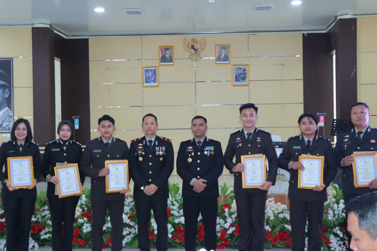 Raih Prestasi Olahraga, Atlet Polres Tanggamus dan Pelatih Diganjar Penghargaan Kapolres