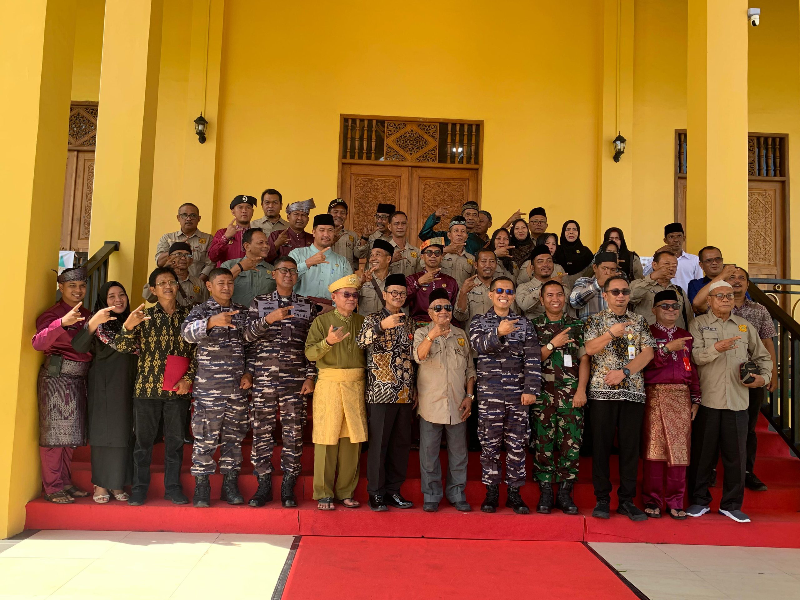 Lanal Bintan Hadiri Acara Focus Group Discussion Bersama Tim Waspadaan Dini Tanjungpinang