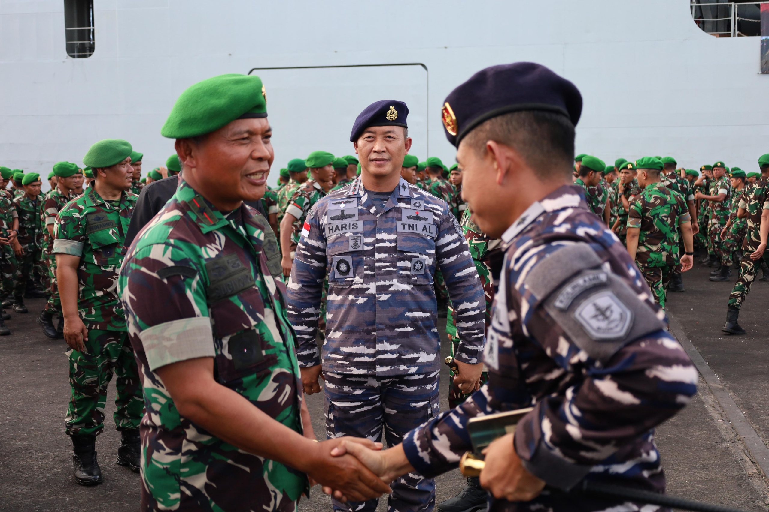 Danlanal Dumai : Selamat Datang Prajurit Brigade Infanteri Teritorial Pembangunan 89 di Bumi Lancang Kuning