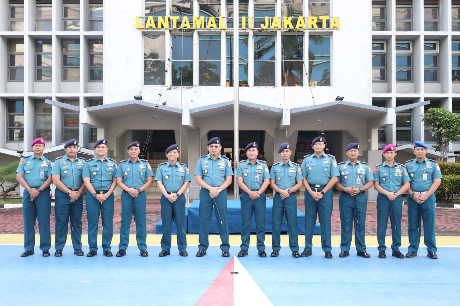 Komandan Lanal Bandung Hadiri Apel Khusus Danlantamal III Jakarta