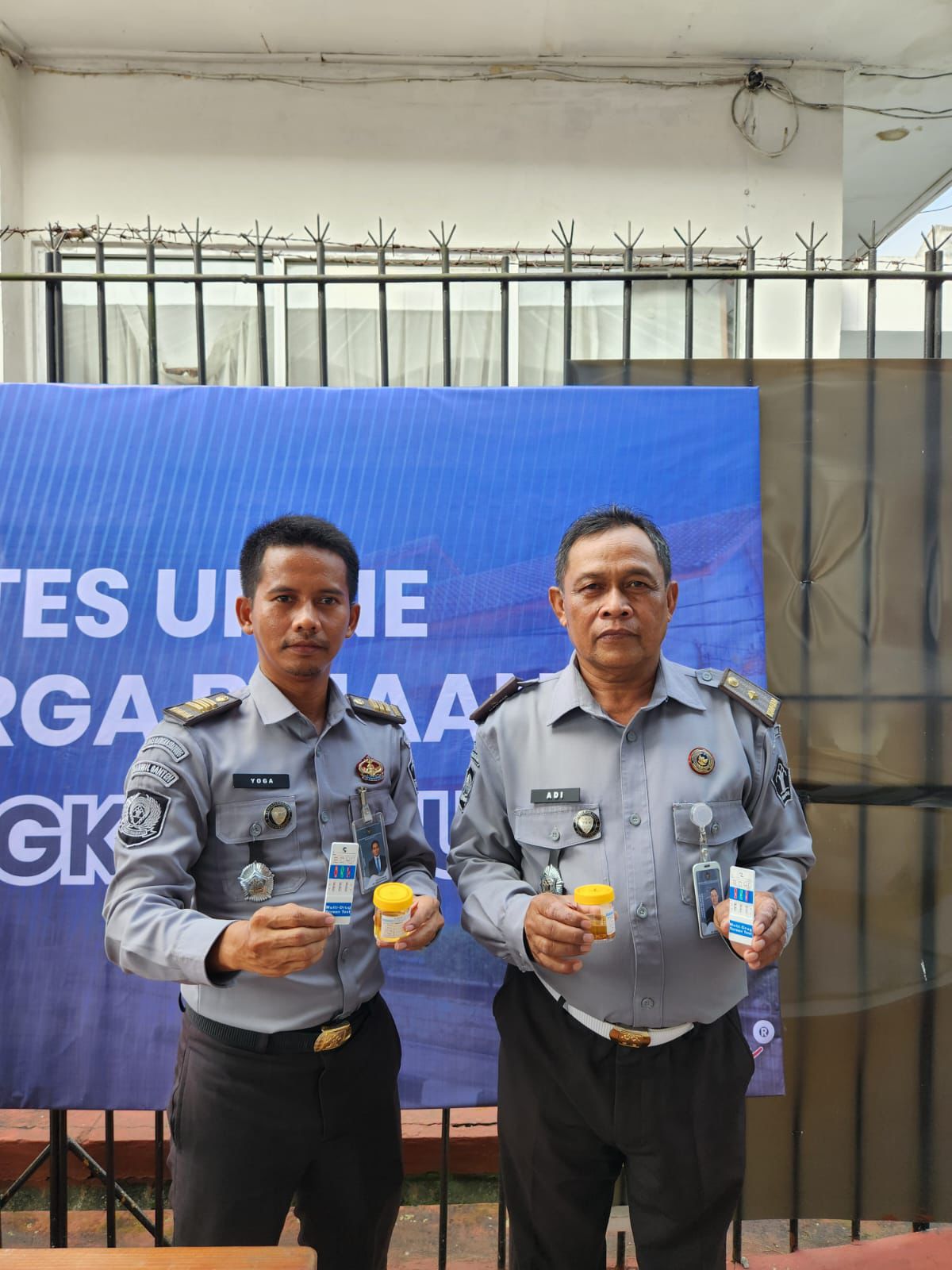 Konsisten Cegah Narkoba, Petugas dan WBP Lapas Rangkasbitung Jalani Tes Urine