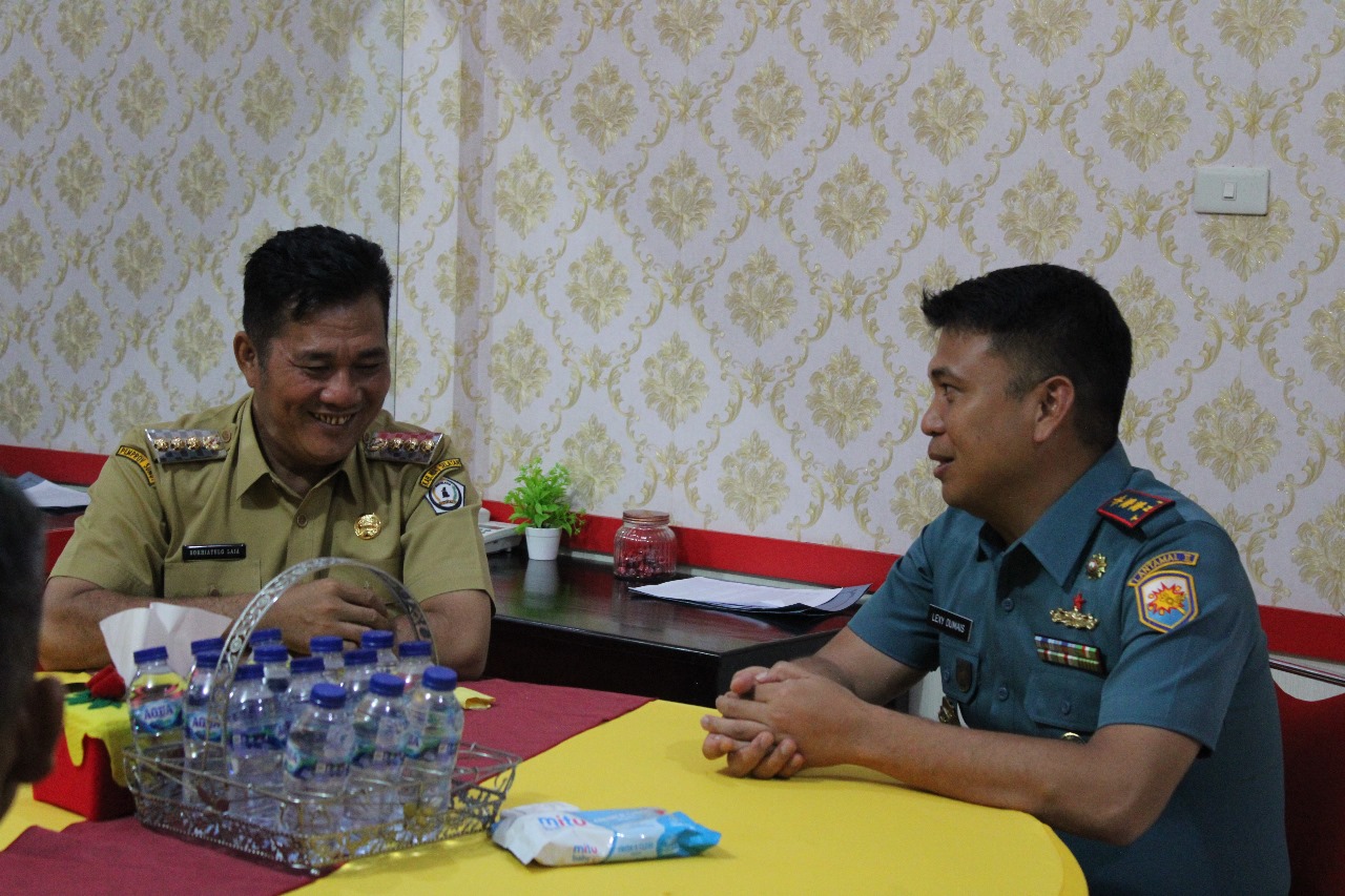 Komandan Lanal Nias Laksanakan Kunjungan Kerja Ke Bupati Nias Selatan