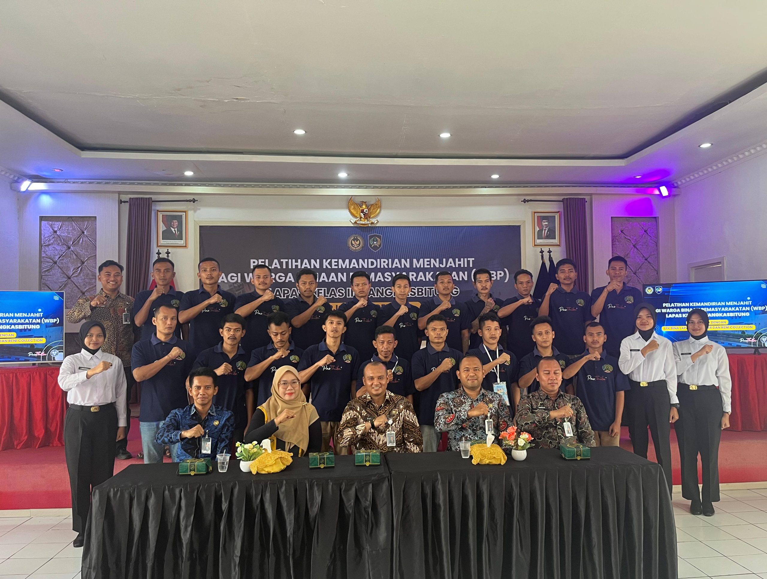 Lapas Rangkasbitung dan Reni Collection Siapkan Penjahit Profesional