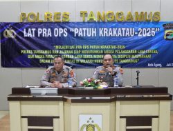 Polres Tanggamus Gelar Latpraops Jelang Operasi Patuh Krakatau 2025
