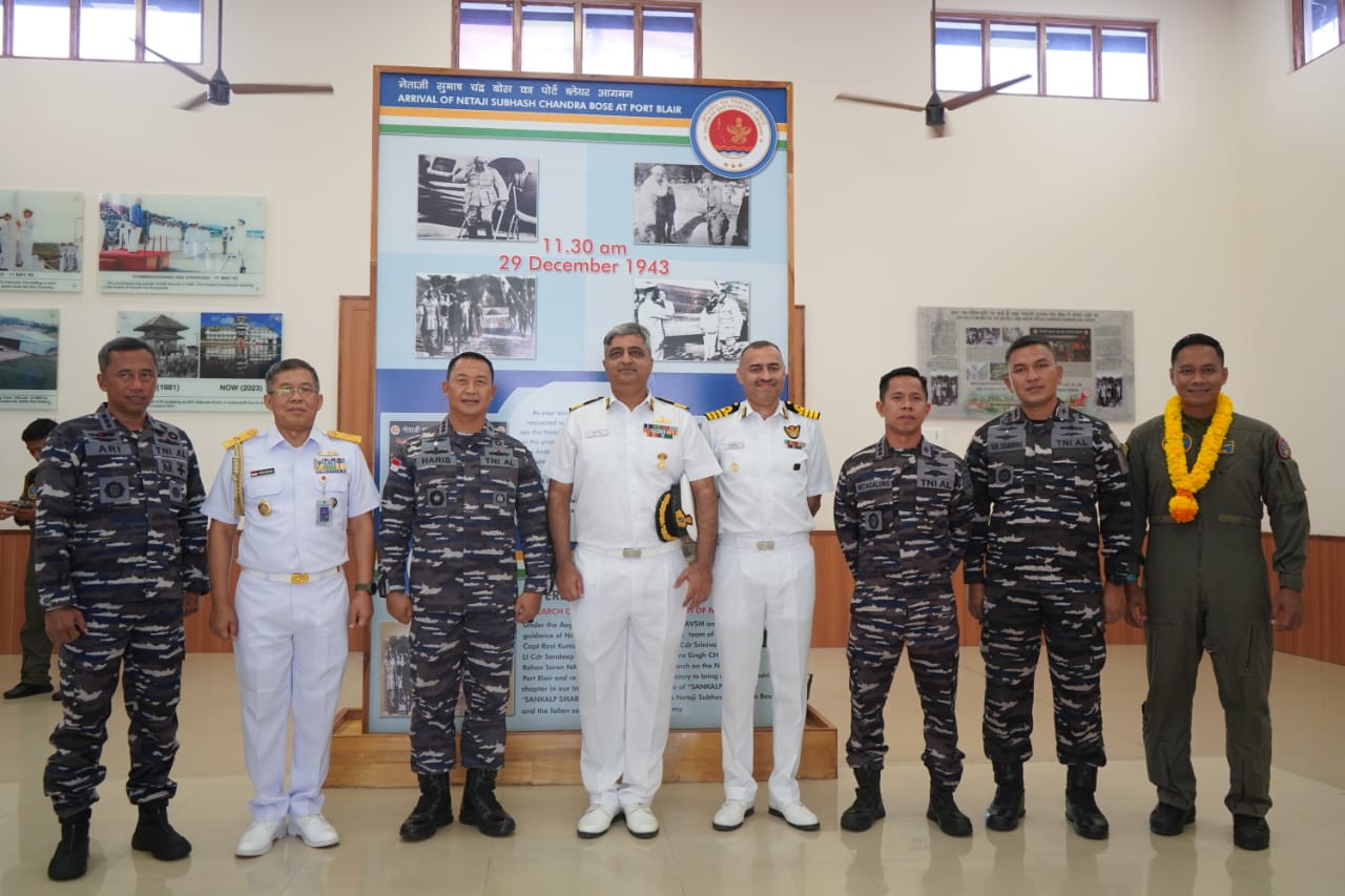 Satgas Patkor Indindo 44/25, KRI Lambung Mangkurat-374 Disambut Dengan Hangat di Kepulauan Andaman