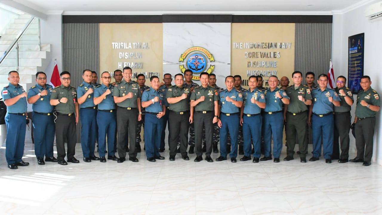 Lantamal I Terima Kunjungan Perwira Staf Ahli Tingkat III Bidang Komsos Panglima TNI dan Ikuti Sosialisasi Ketahanan Pangan