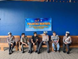 Sat Lantas Polres Tanggamus Gencarkan Program “Polantas Menyapa” di Tempat Keramaian